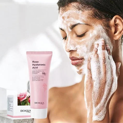 🌹 Kit x5 BIOAQUA Rosas + Ácido Hialurónico – Hidratación, Cuidado y Belleza Total